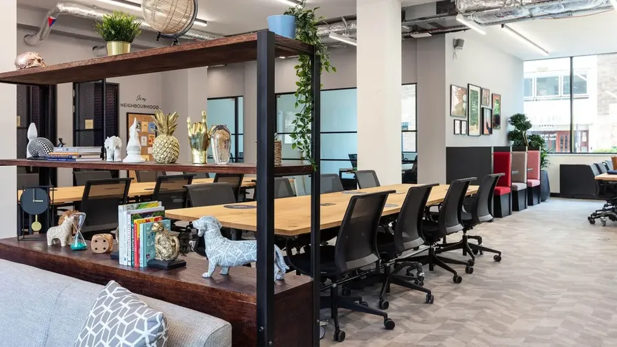 Office desks and chairs