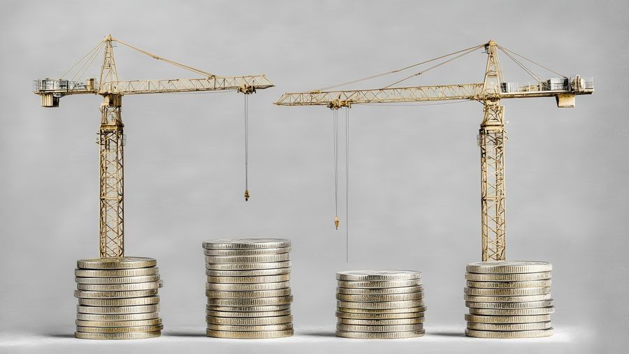 Coins and cranes 