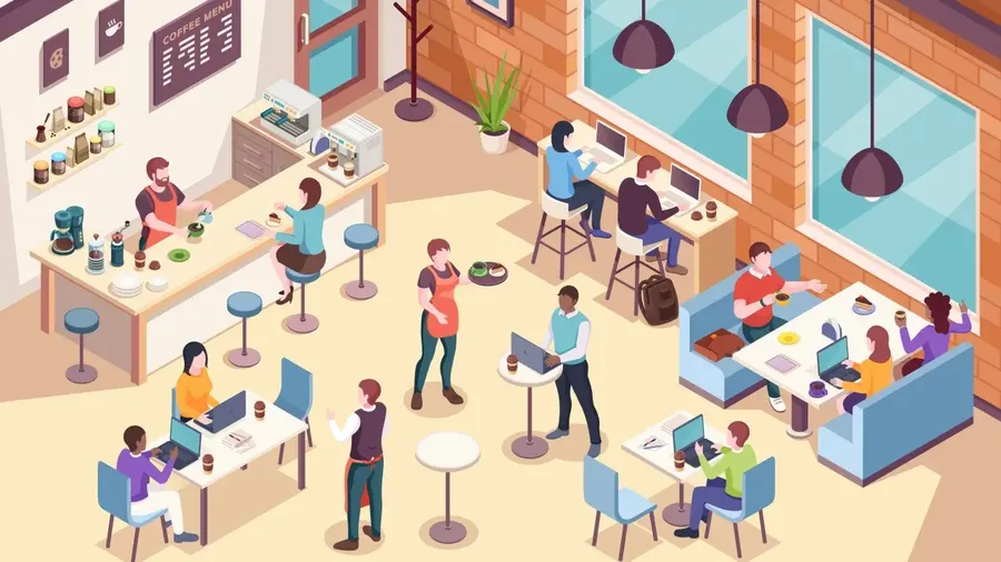 Cafe illustration