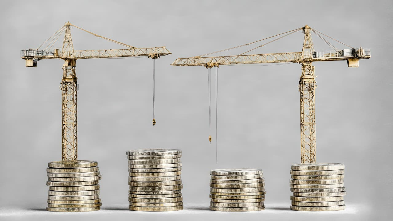 Coins and cranes 