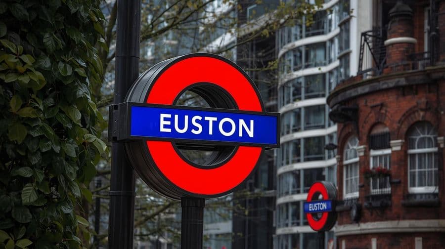 Euston station London