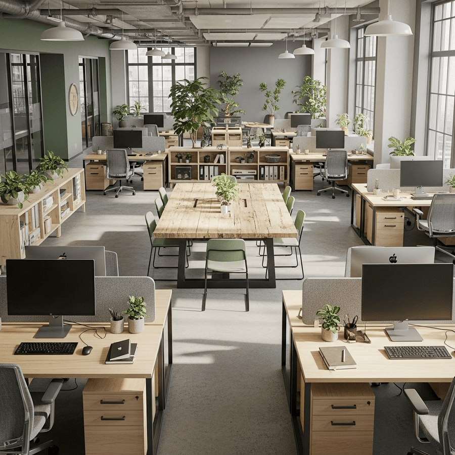 Sustainable office layout
